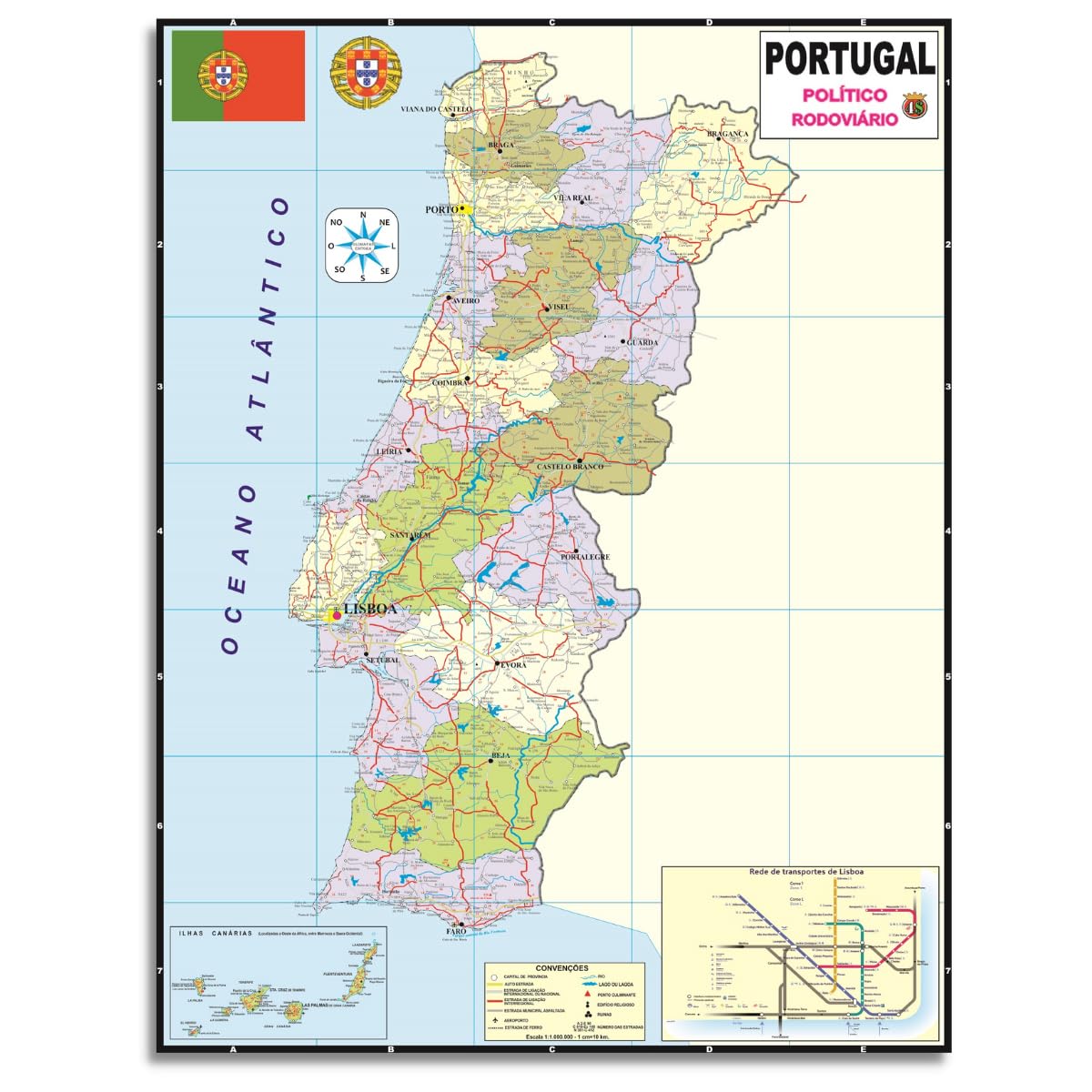 portugal mapa