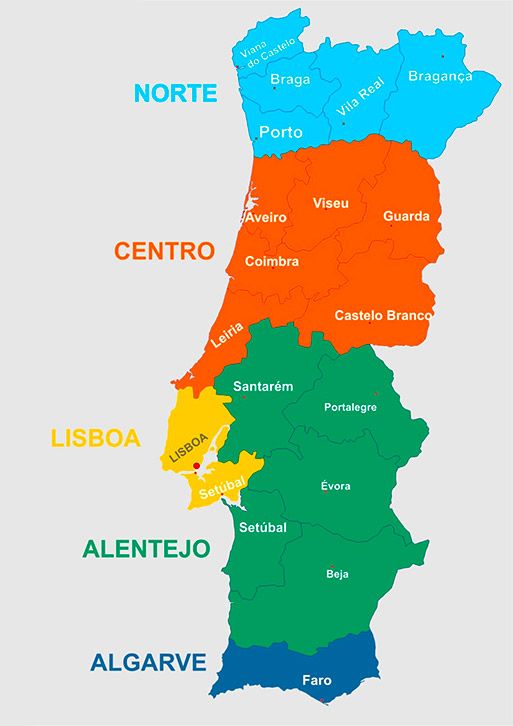 portugal mapa
