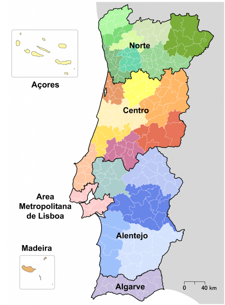 portugal mapa