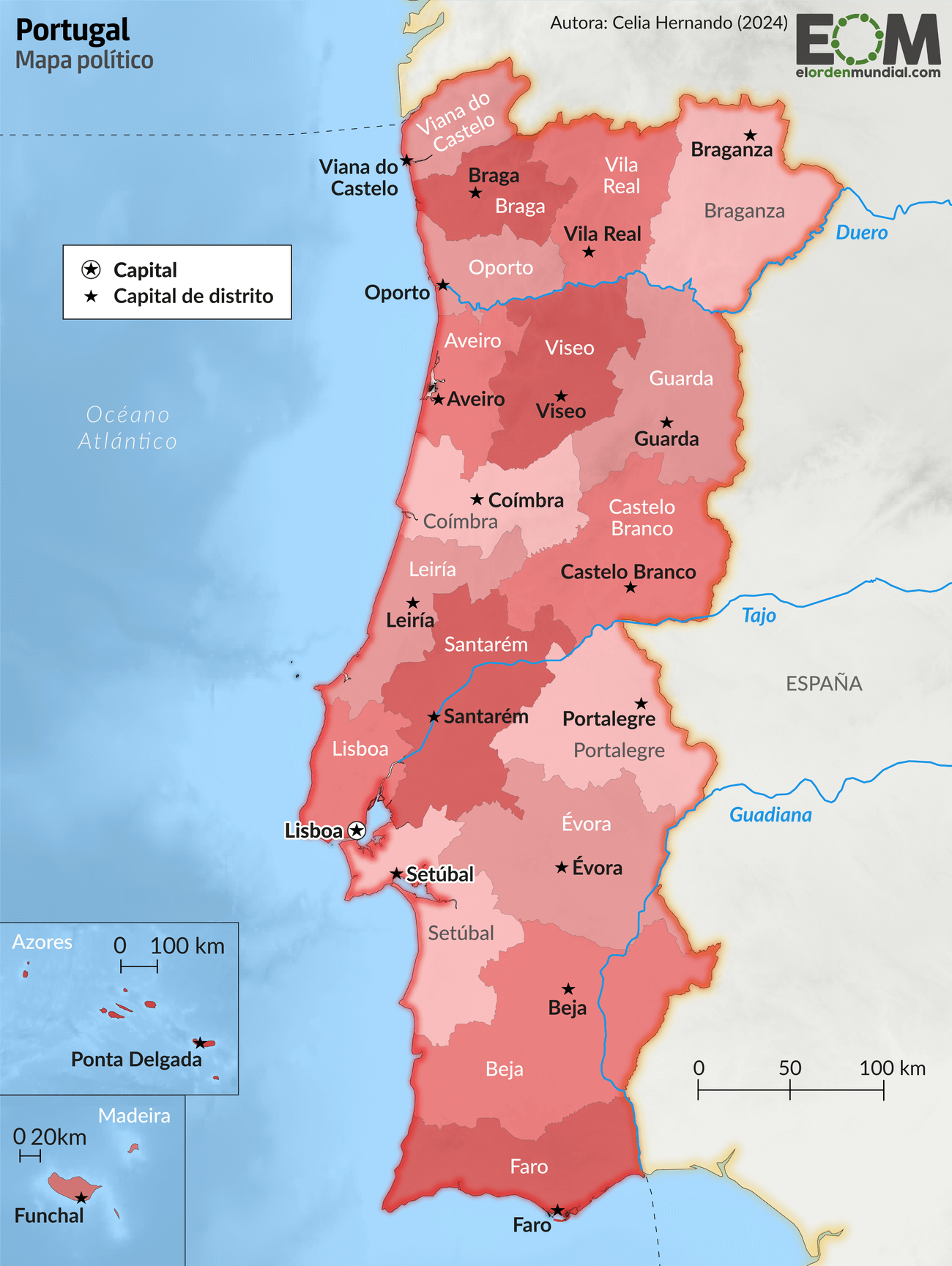 portugal mapa