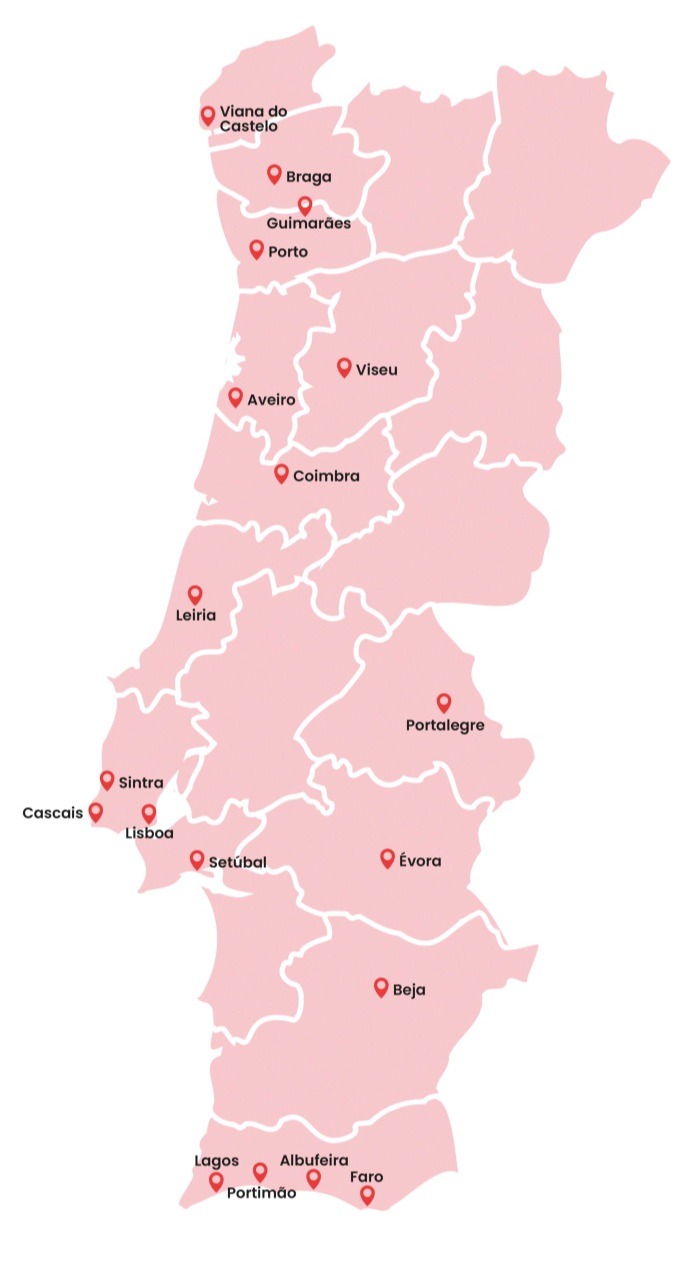 portugal mapa