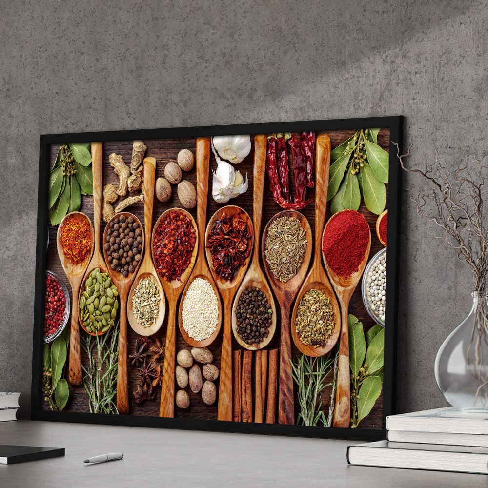 quadro decorativo cozinha rústica