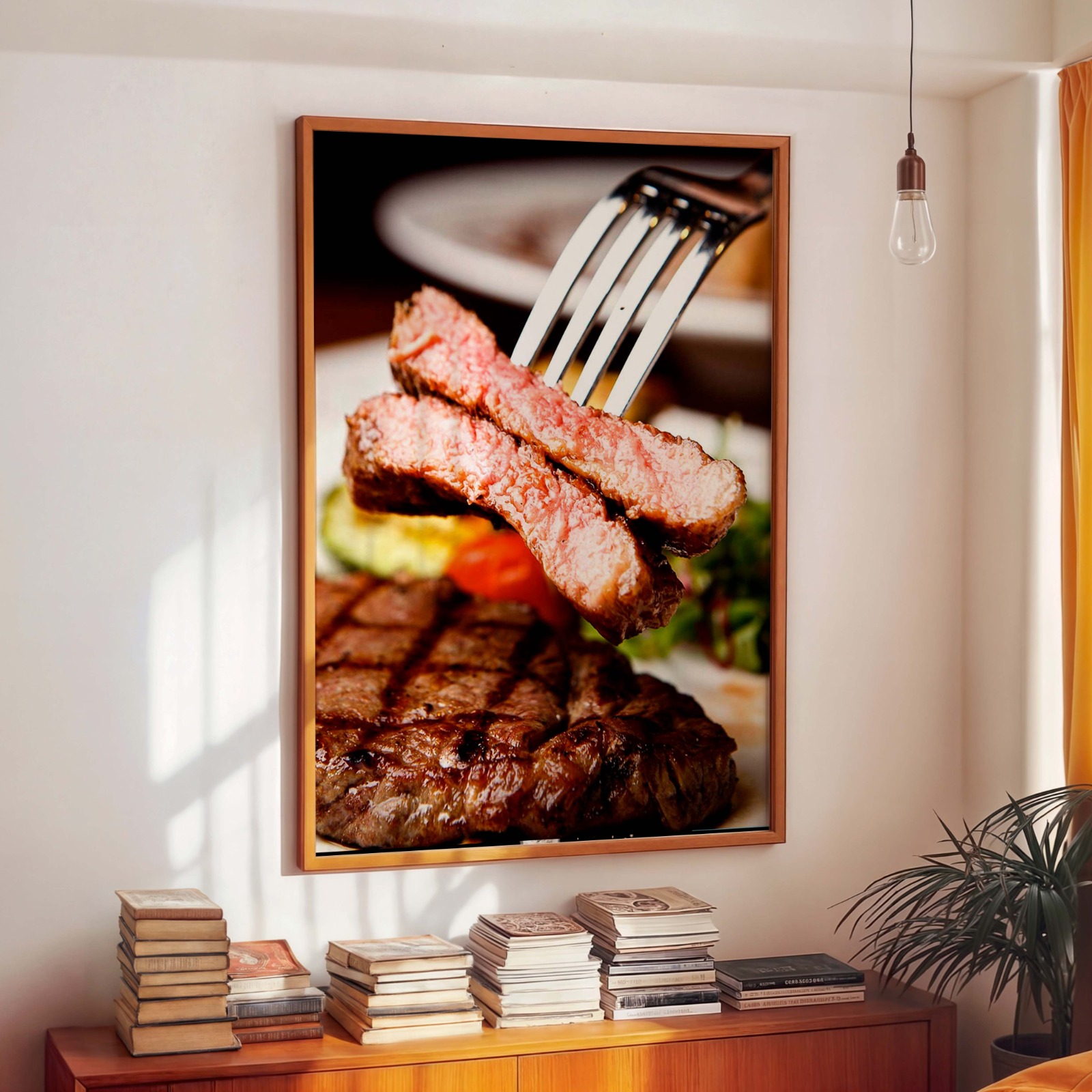 quadro decorativo cozinha com materiais sustentáveis (2026)