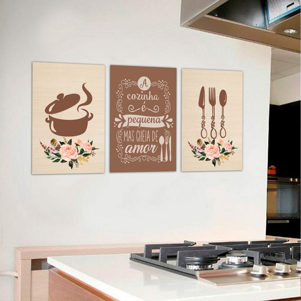 quadro decorativo cozinha minimalista