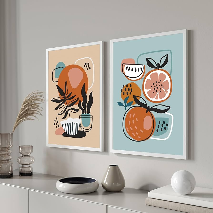 quadro decorativo cozinha com moldura