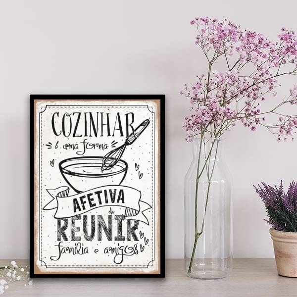 quadro decorativo café cozinha