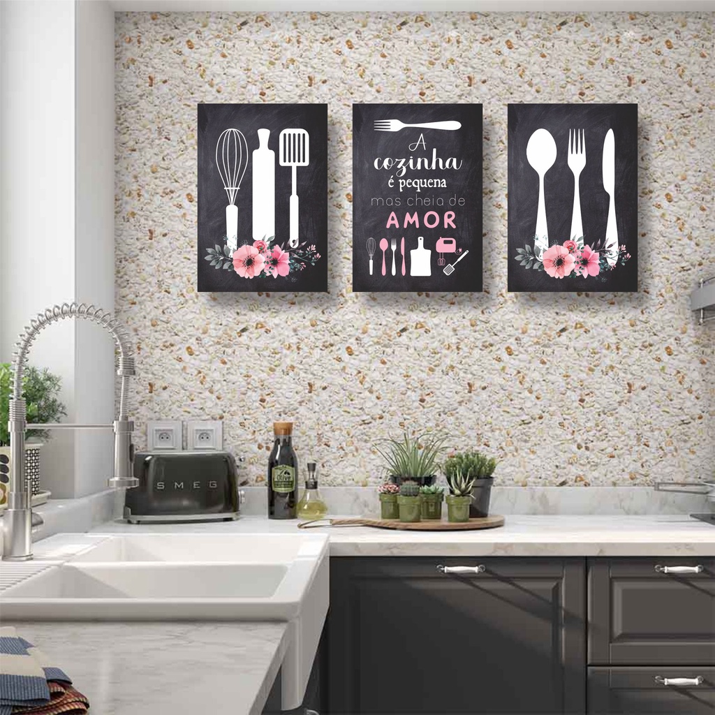 quadro decorativo área gourmet