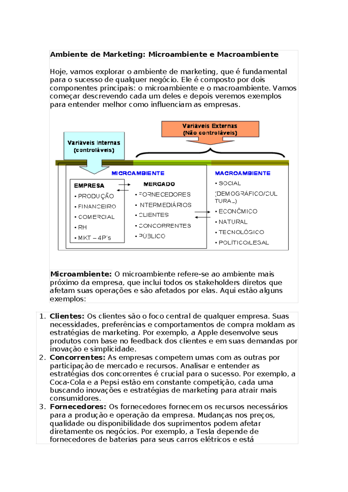 1. Aprofundando nos Agentes do Microambiente de Marketing
2. Como os Intermediários de Marketing Impactam seu Negócio
3. A Empresa como Pilar do Microambiente de Marketing
4. Entendendo o Papel dos Clientes no Microambiente
5. Análise de Concorrentes no Contexto do Microambiente