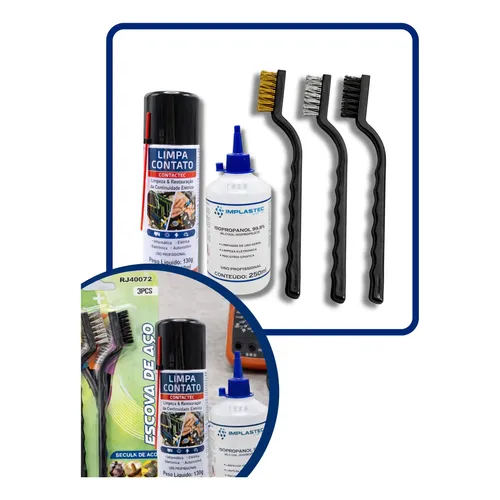 preço medio kit limpeza teclado mouse completo