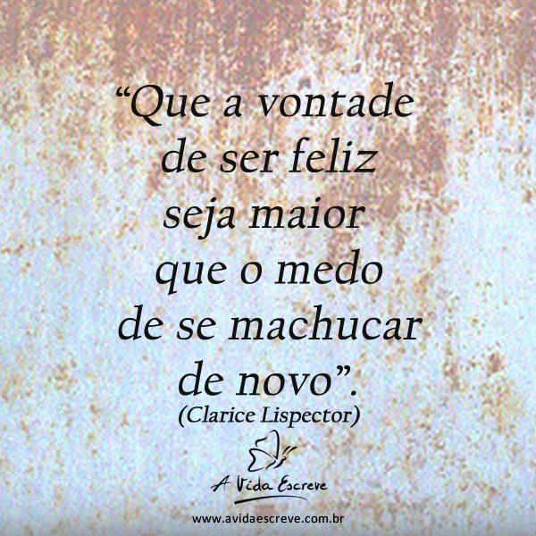 vontade de ser feliz