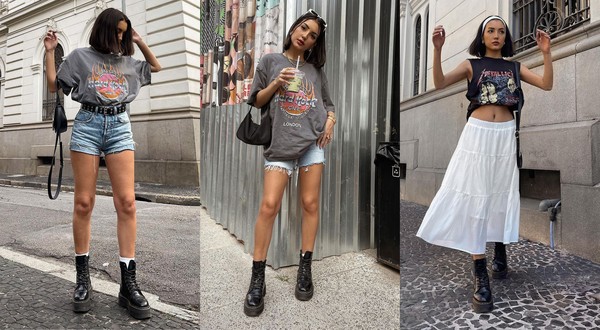 como usar jaqueta de couro estilo roqueiro