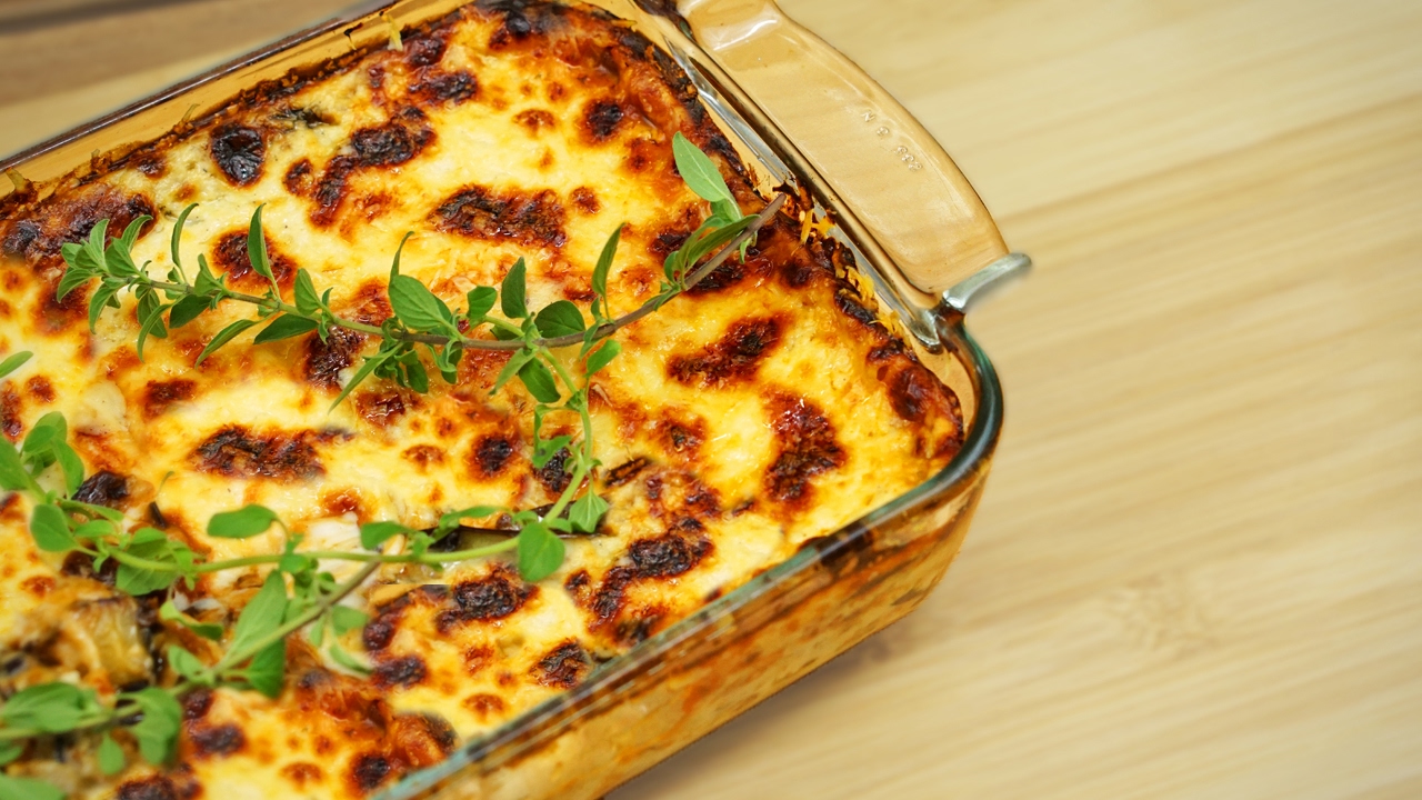 receita de lasanha de berinjela simples