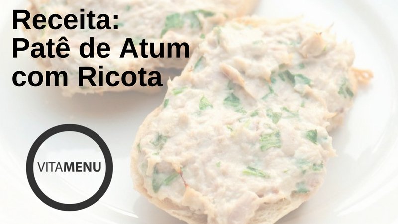 receita de patê de atum com ricota leve