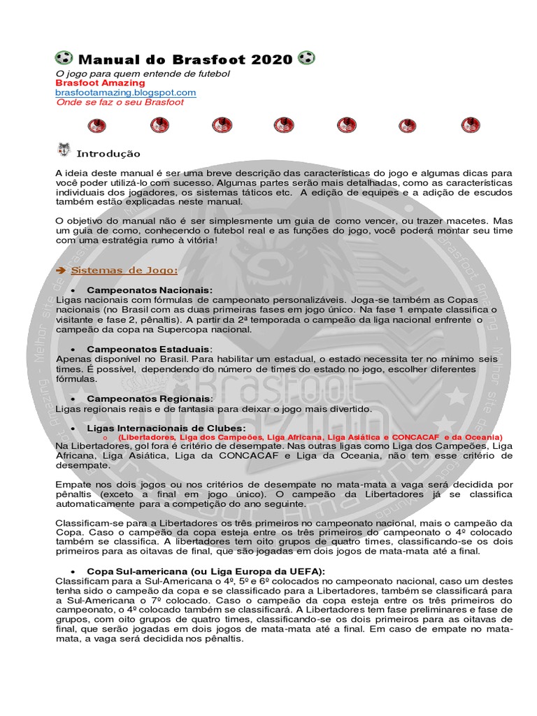 melhores ligas de brasfoot online para participar