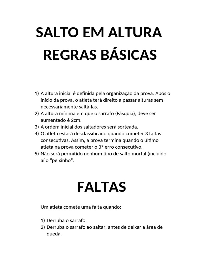Equipamentos Essenciais para Salto com Vara