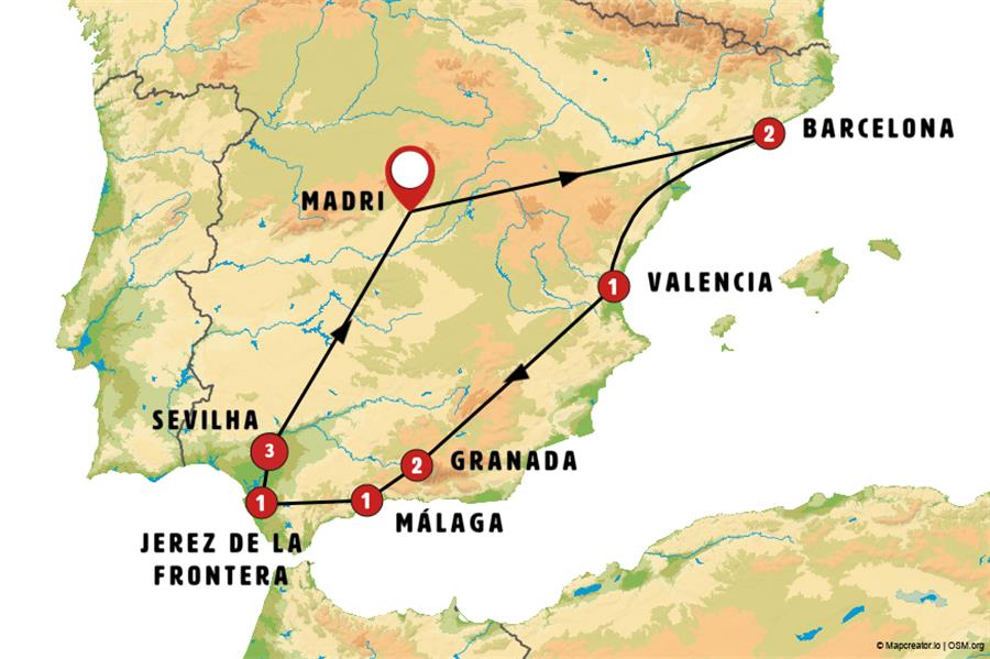 roteiro 7 dias espanha madrid barcelona