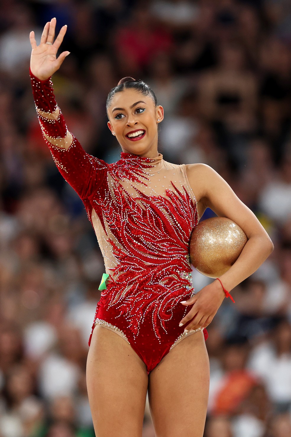 Roupa de ginástica artística feminina
