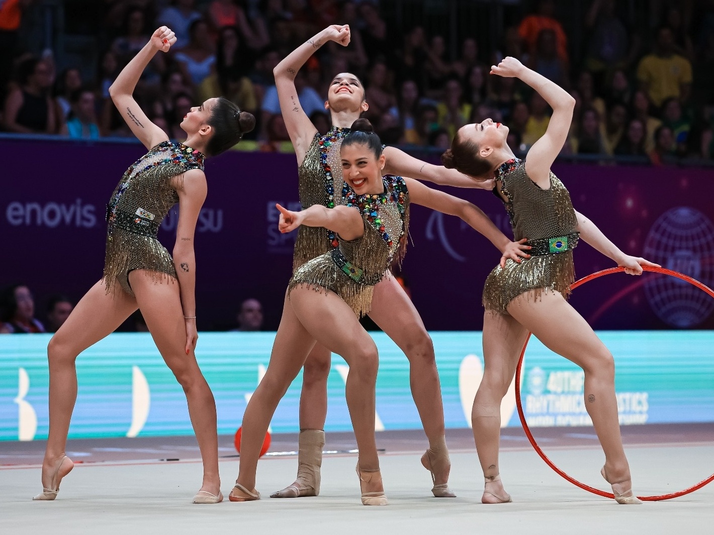 Roupas de treino de ginástica