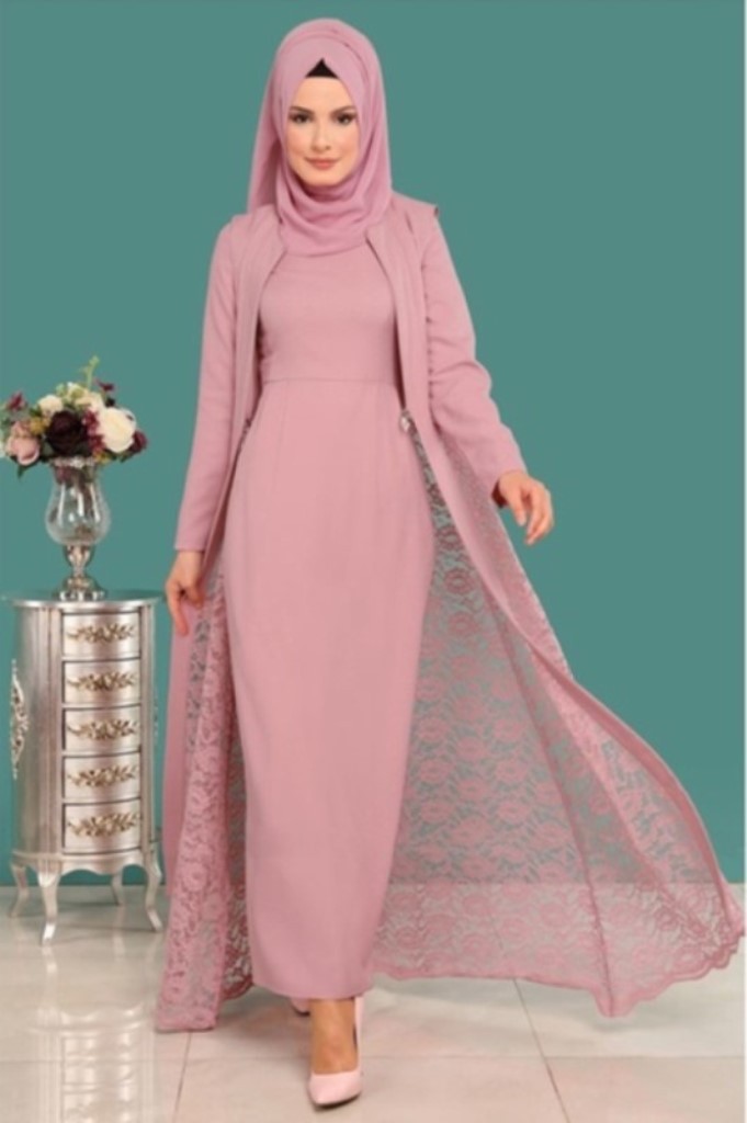vestido abaya moderno