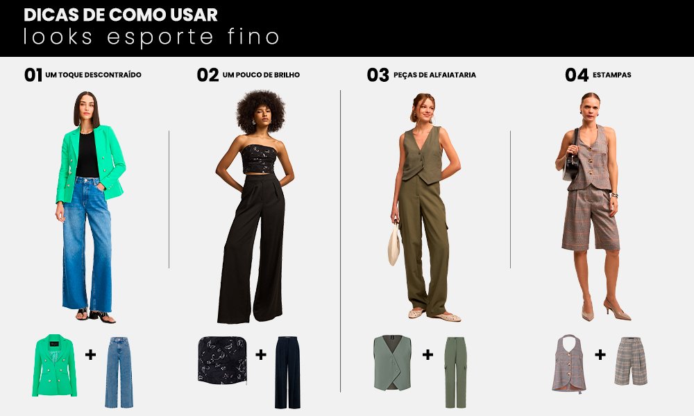 traje social feminino