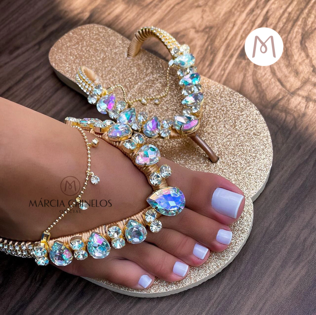 inspiração sandália di cristalli 2015