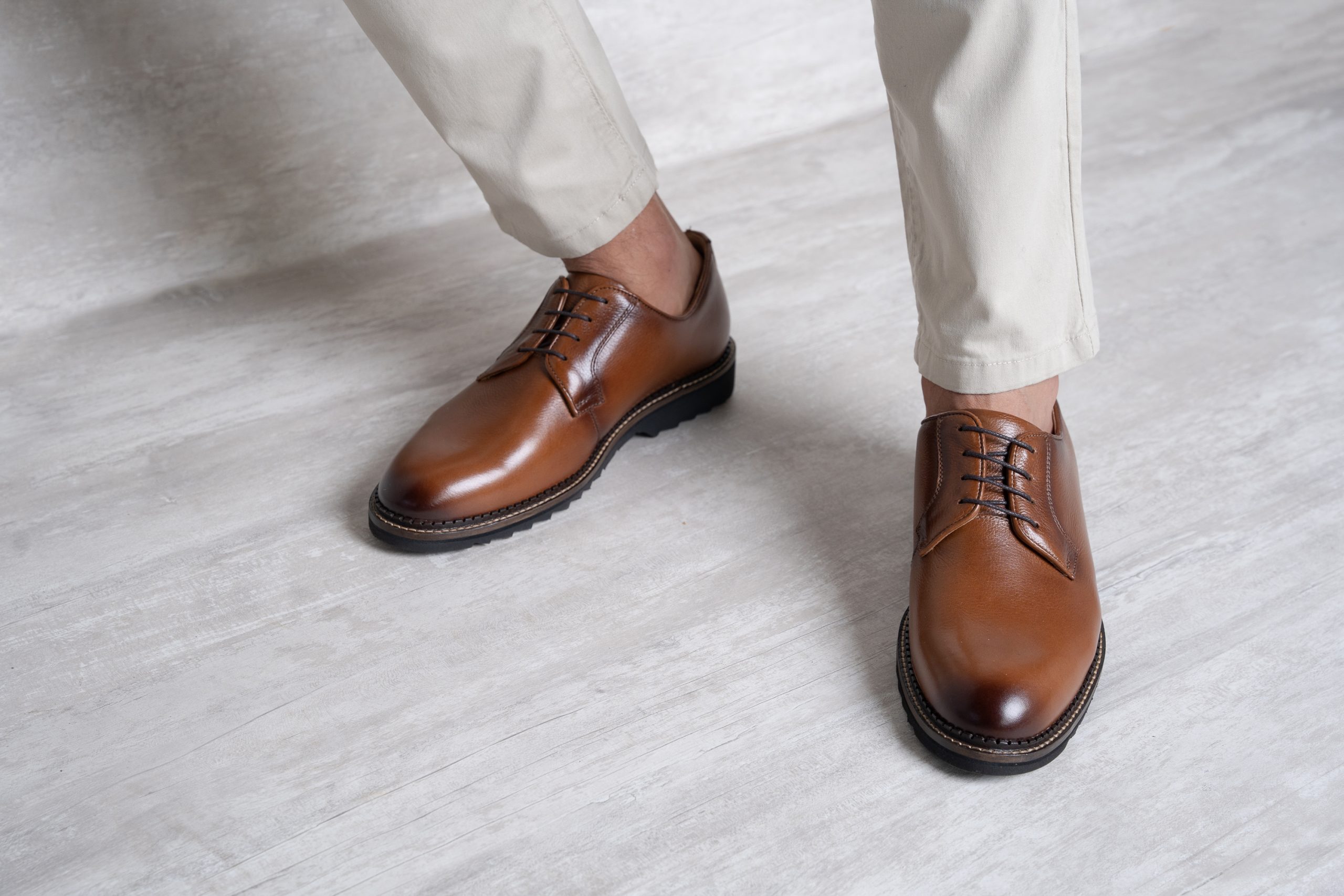 sapato masculino tan