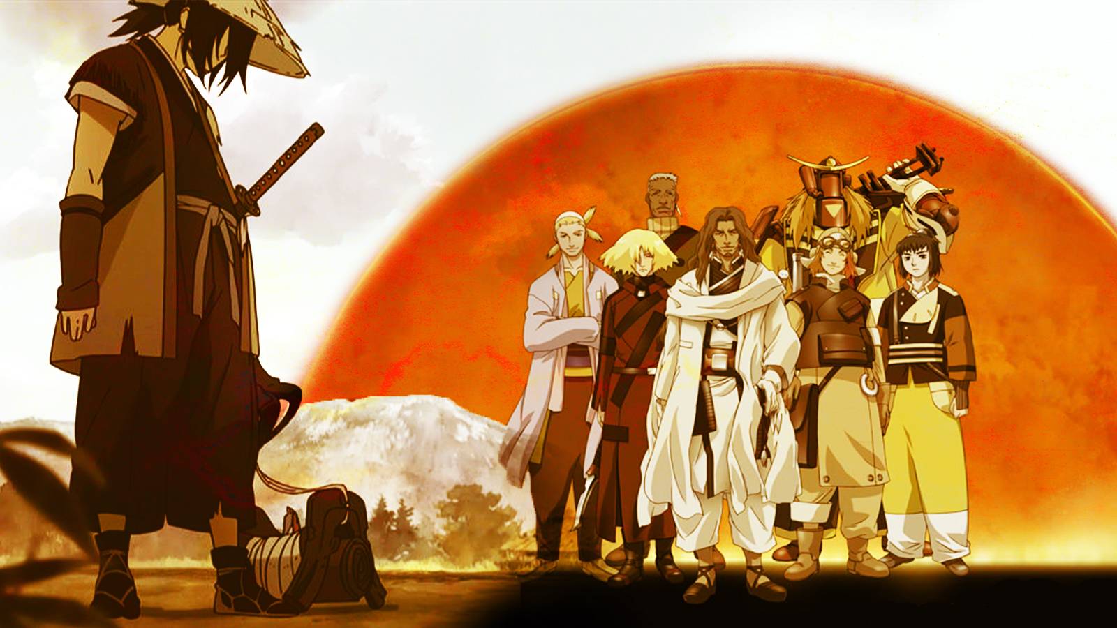 séries de anime de samurais