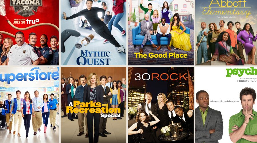 séries de comédia inteligente tipo brooklyn nine-nine