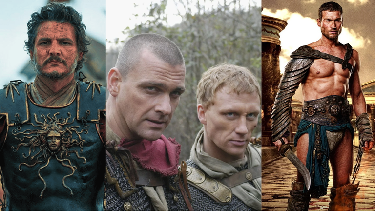 melhores series imperio romano gladiadores para maratonar