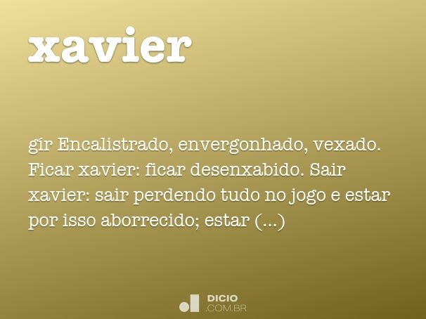 Significado Do Nome Xavier