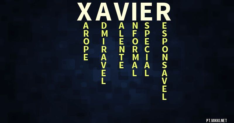 Como o nome Xavier evoluiu através dos séculos