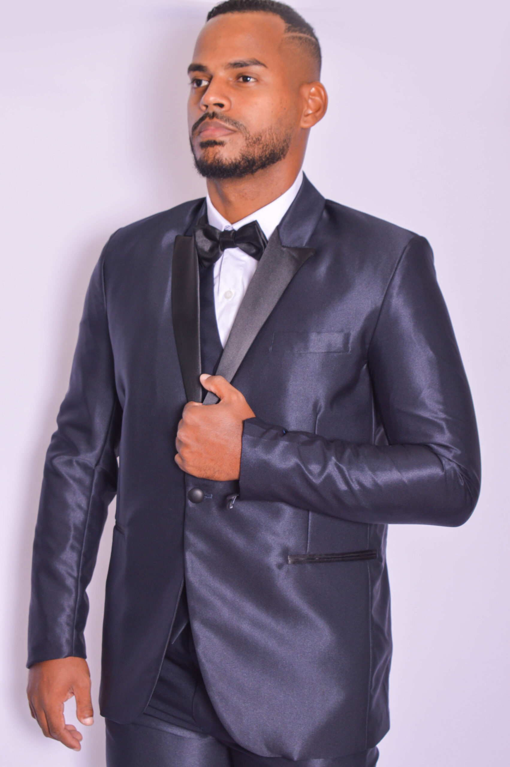 Smoking para formatura azul