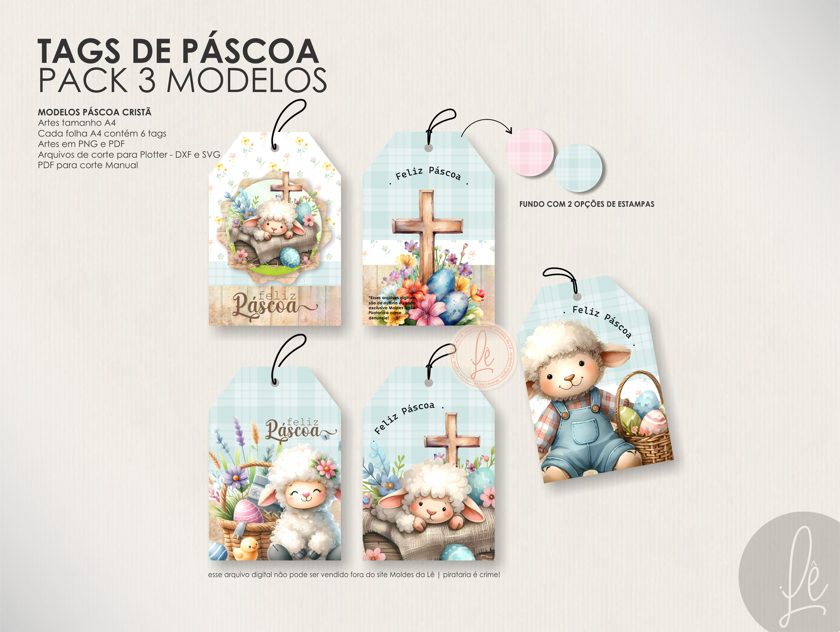 Passo a Passo: Criando Tags de Páscoa Infantis com Coelhinhos