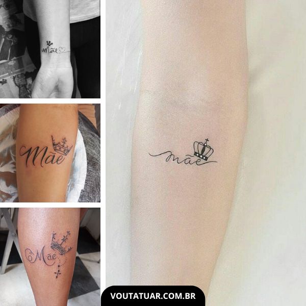 tatuagem assinatura mãe falecida no pulso