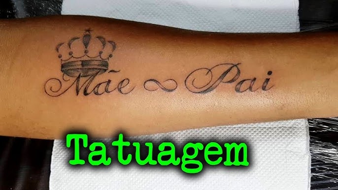 Tatuagem Mãe E Pai No Braço