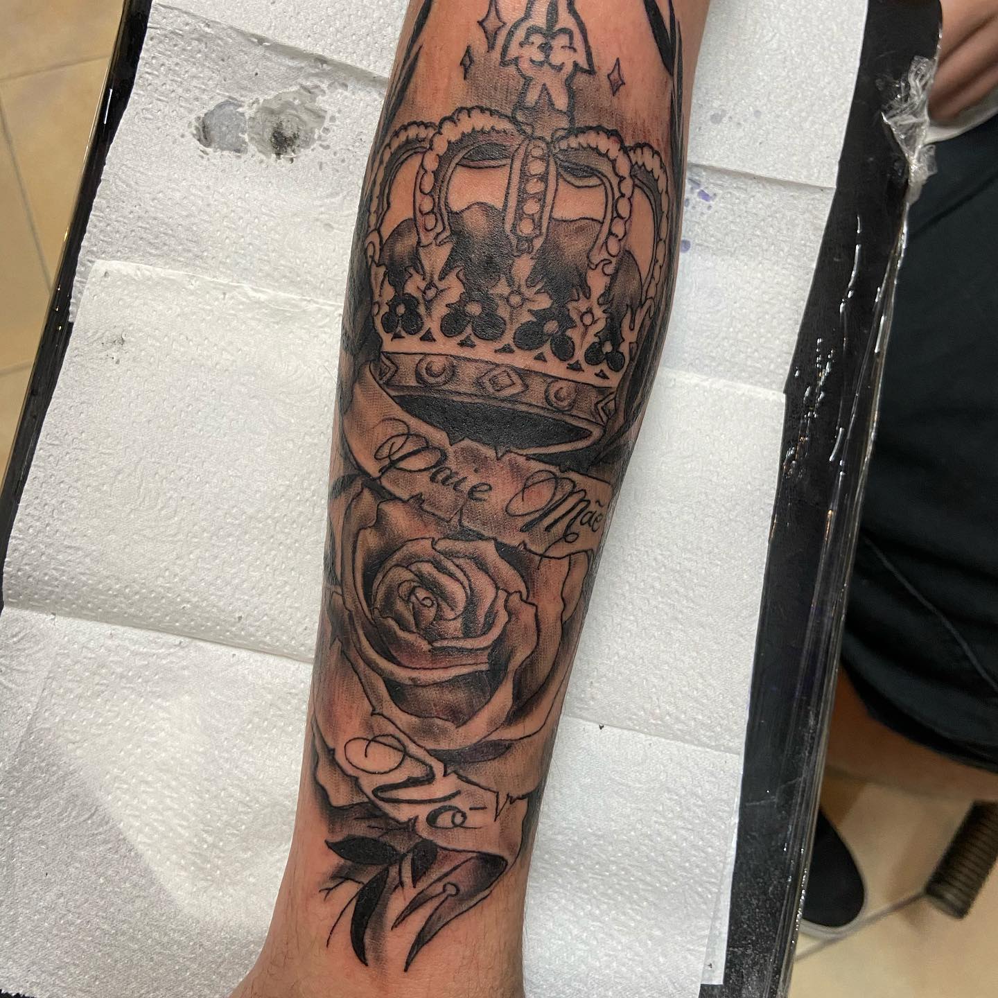 Tatuagem Mãe E Pai No Braço