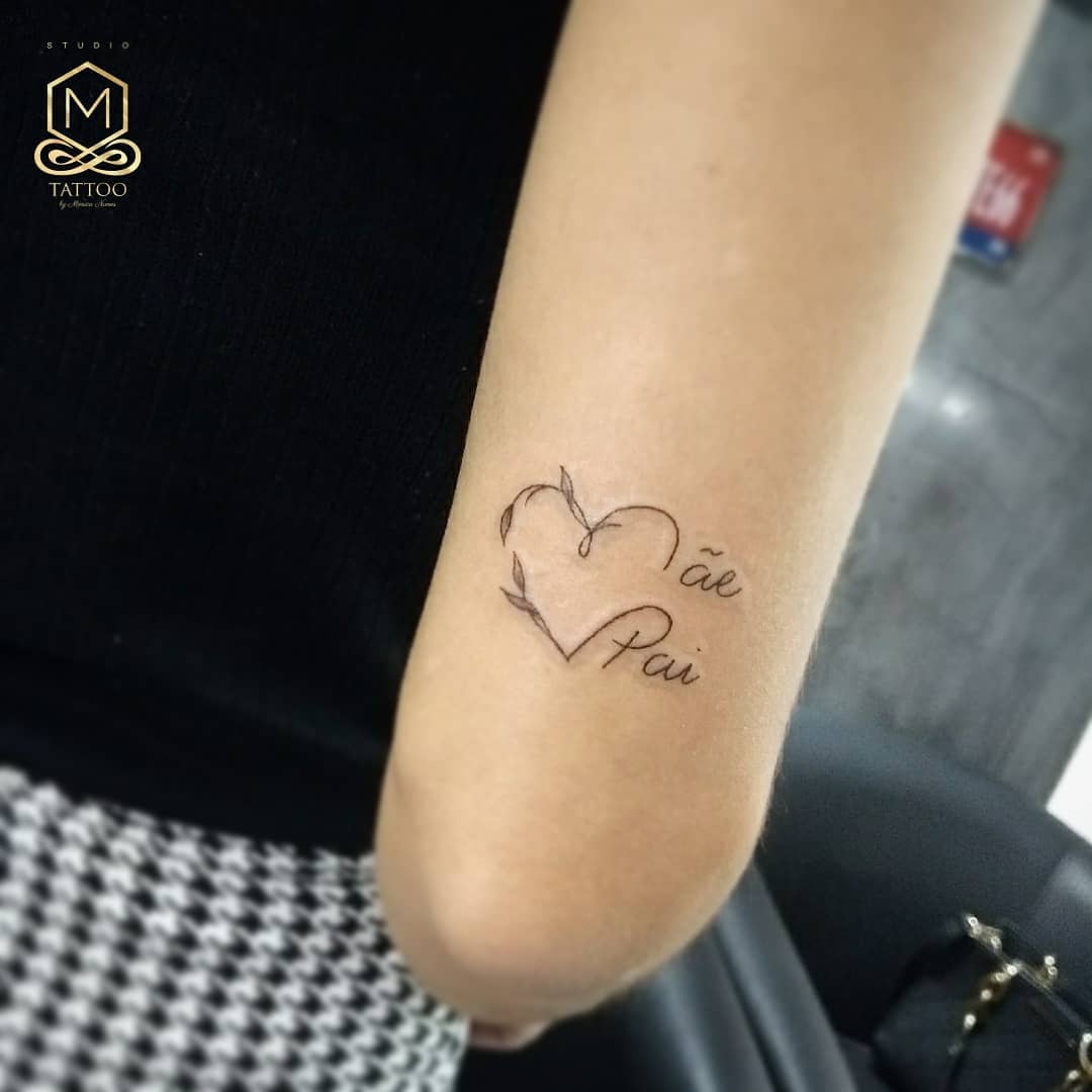 Tatuagem Mãe E Pai No Braço