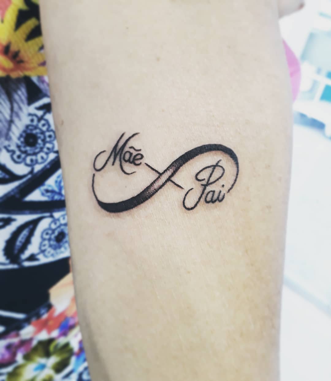 Tatuagem Mãe E Pai No Braço