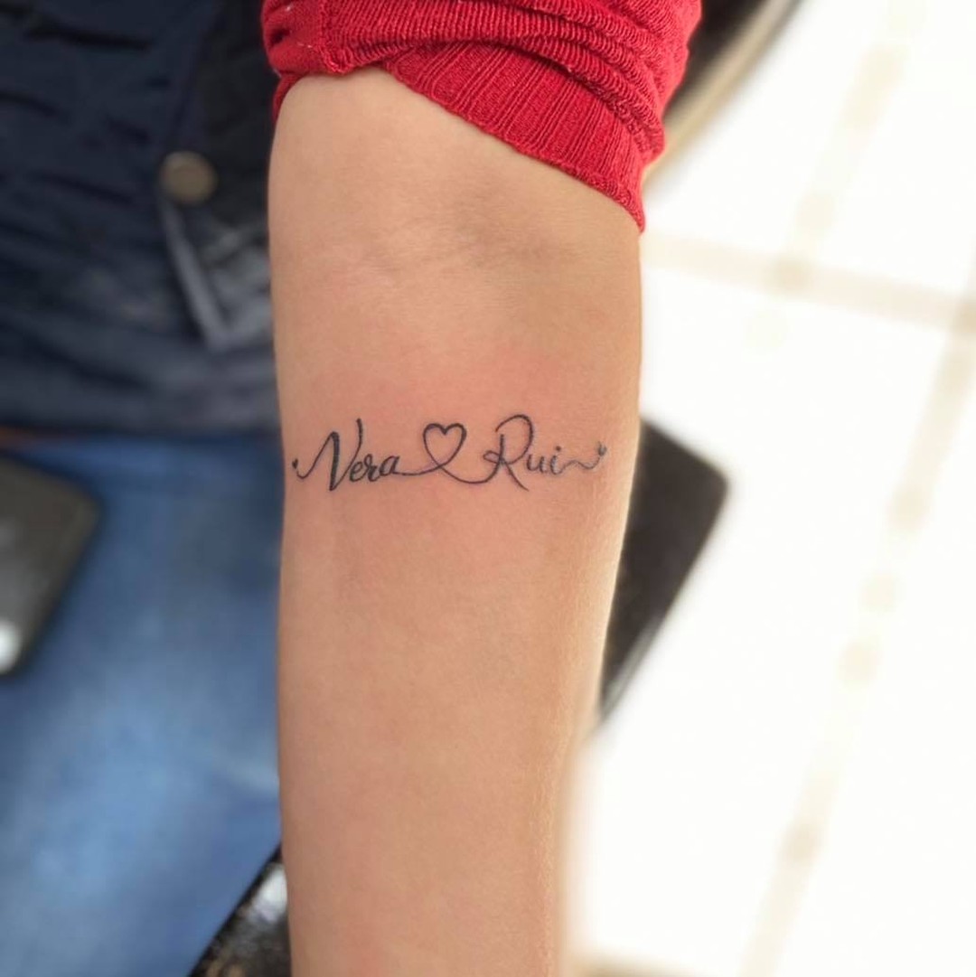 Tatuagem Mãe E Pai No Braço