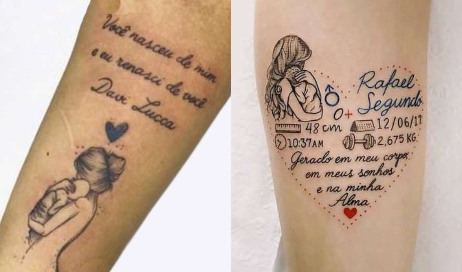 Frases Emocionantes para Tatuar em Homenagem aos Filhos