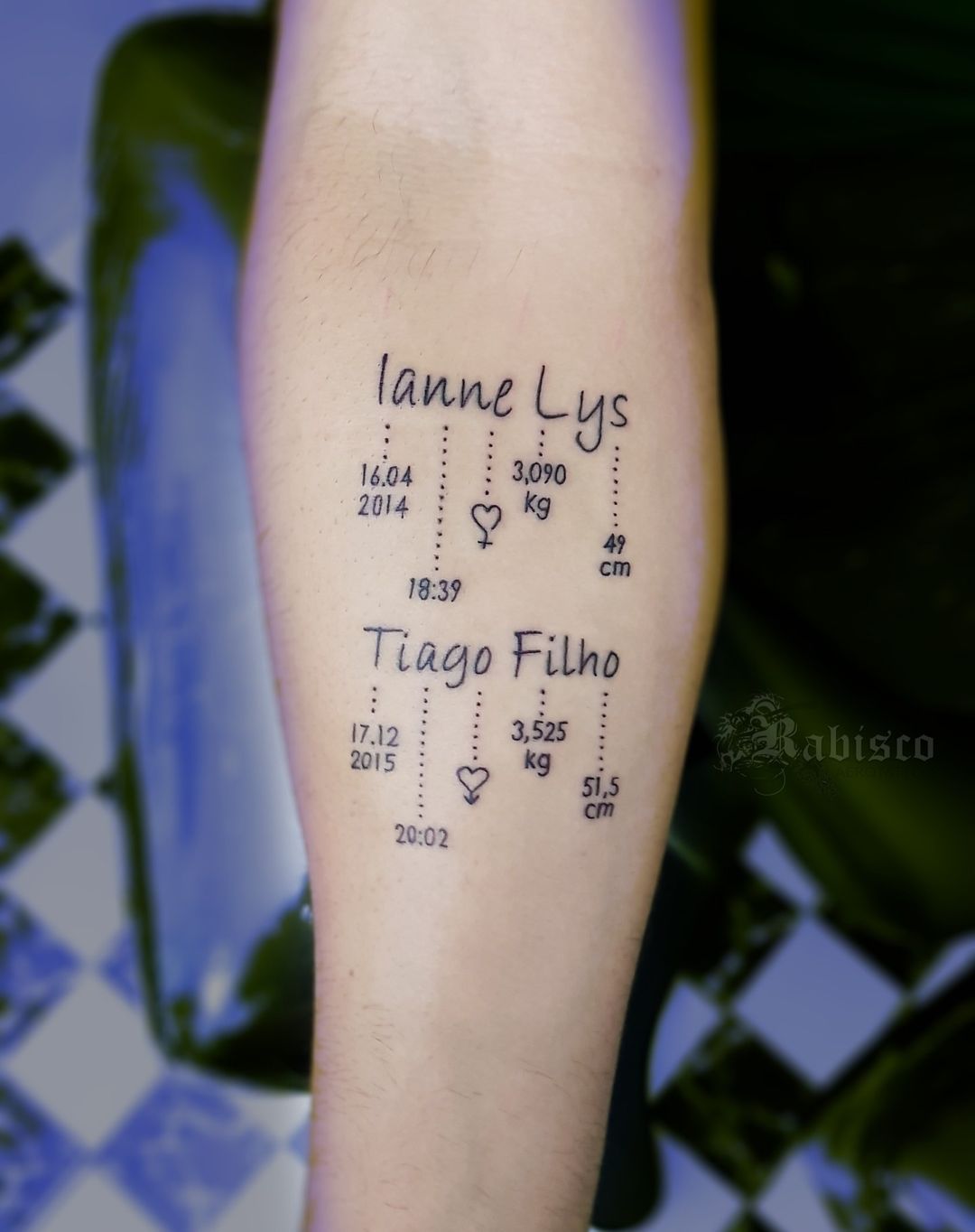 Tatuagem Para Homenagear Filho