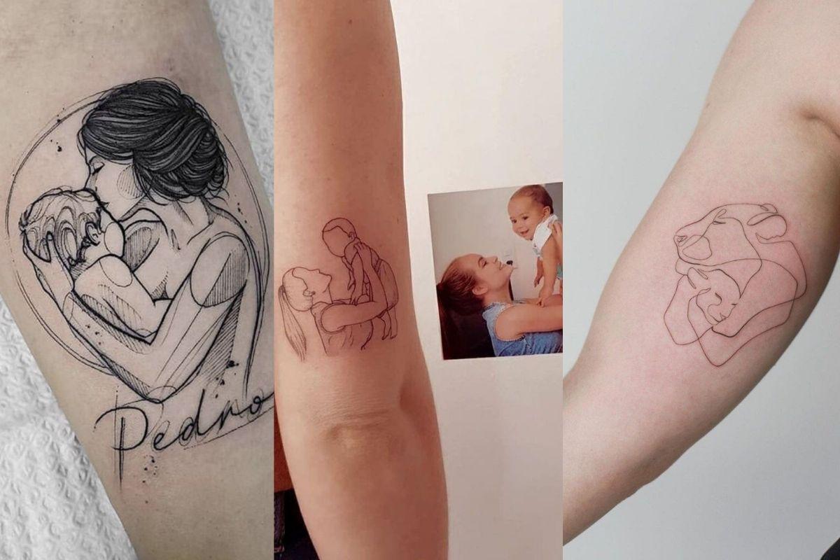 tatuagem assinatura mãe falecida no pulso