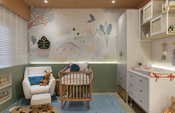 temas modernos para quarto de menino