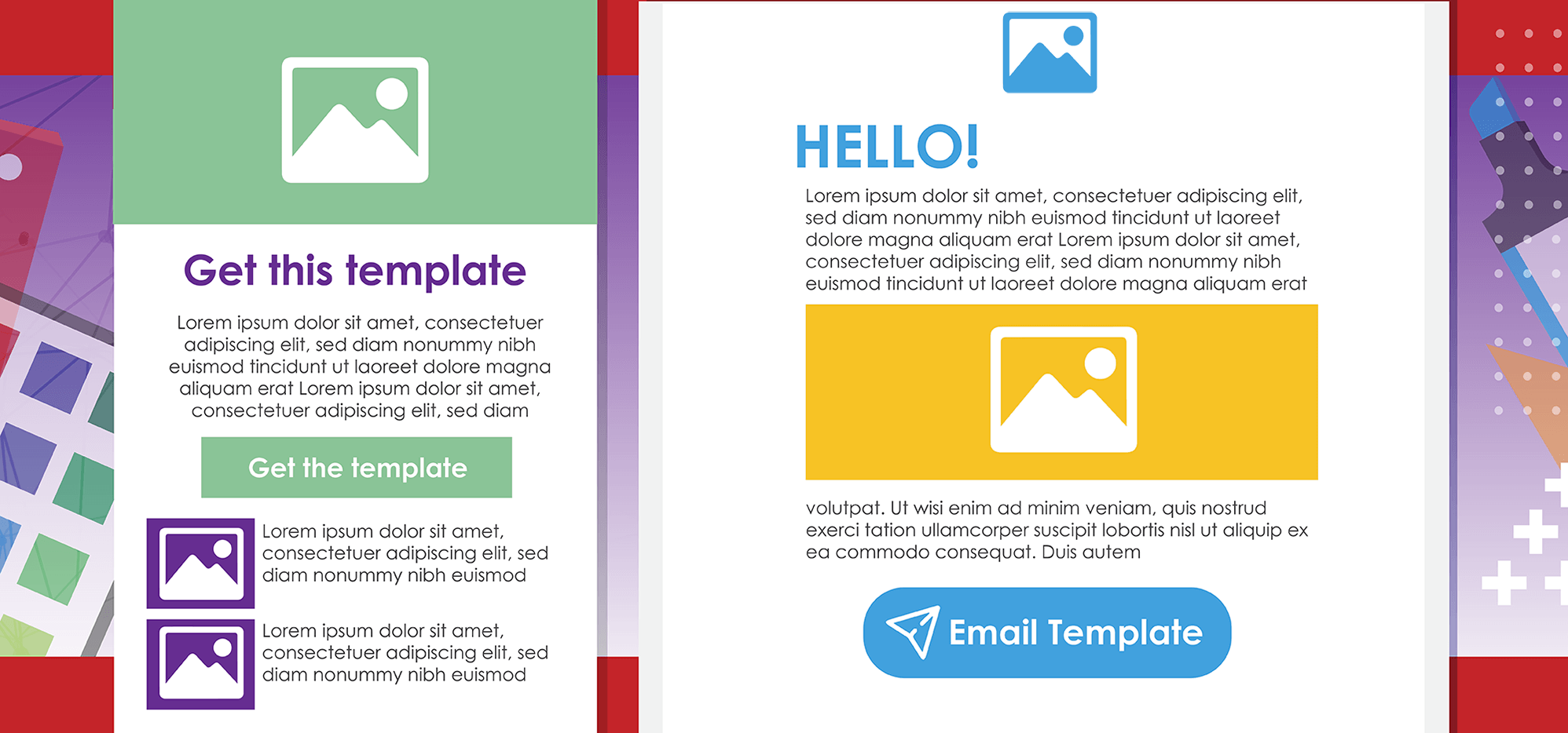 template marketing email