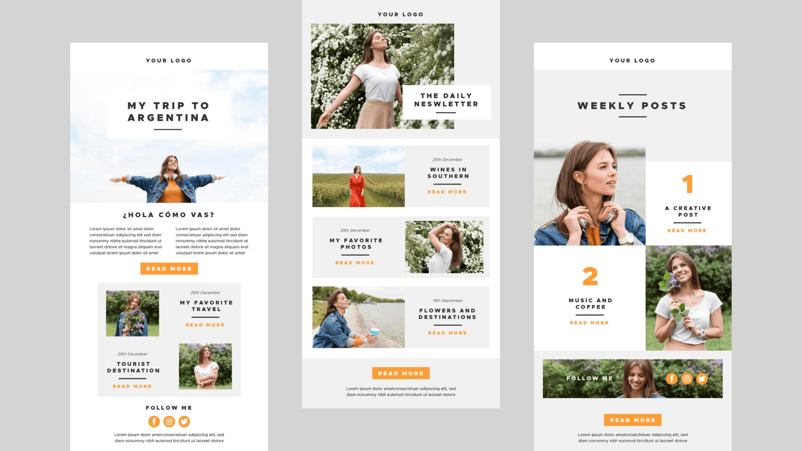 template marketing email