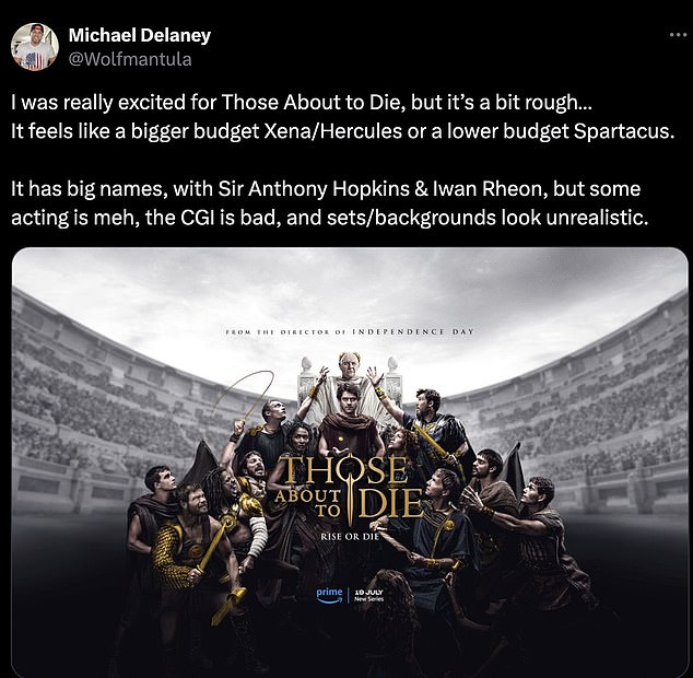 those about to die vs spartacus qual a melhor