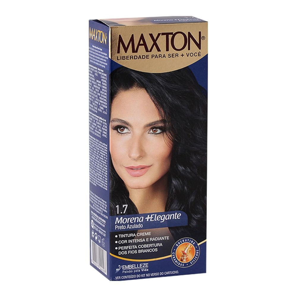 tinta cabelo preto azulado 1.7