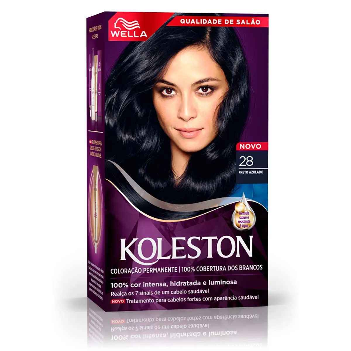 tinta cabelo preto azulado 2.8