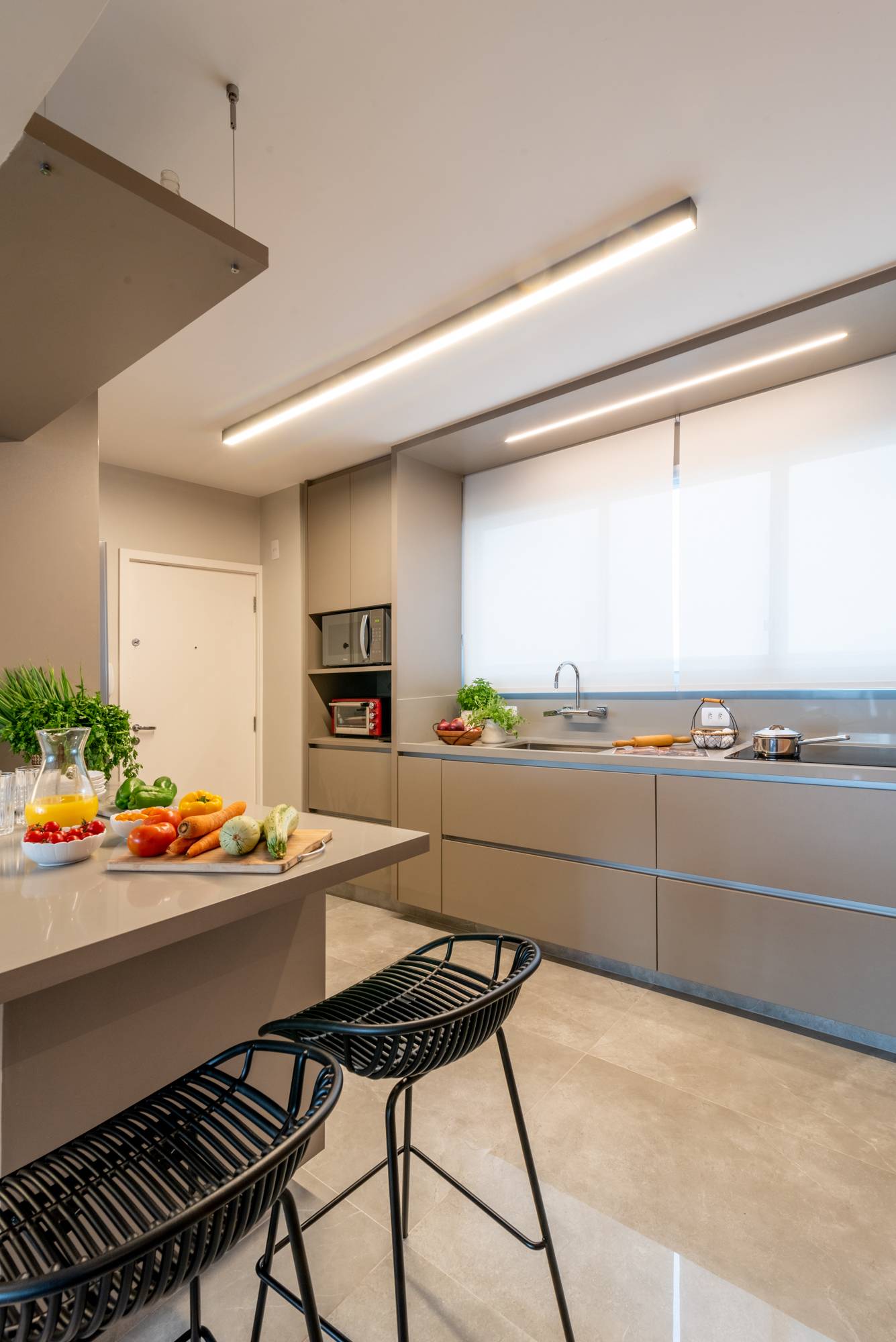 piso lavável cozinha