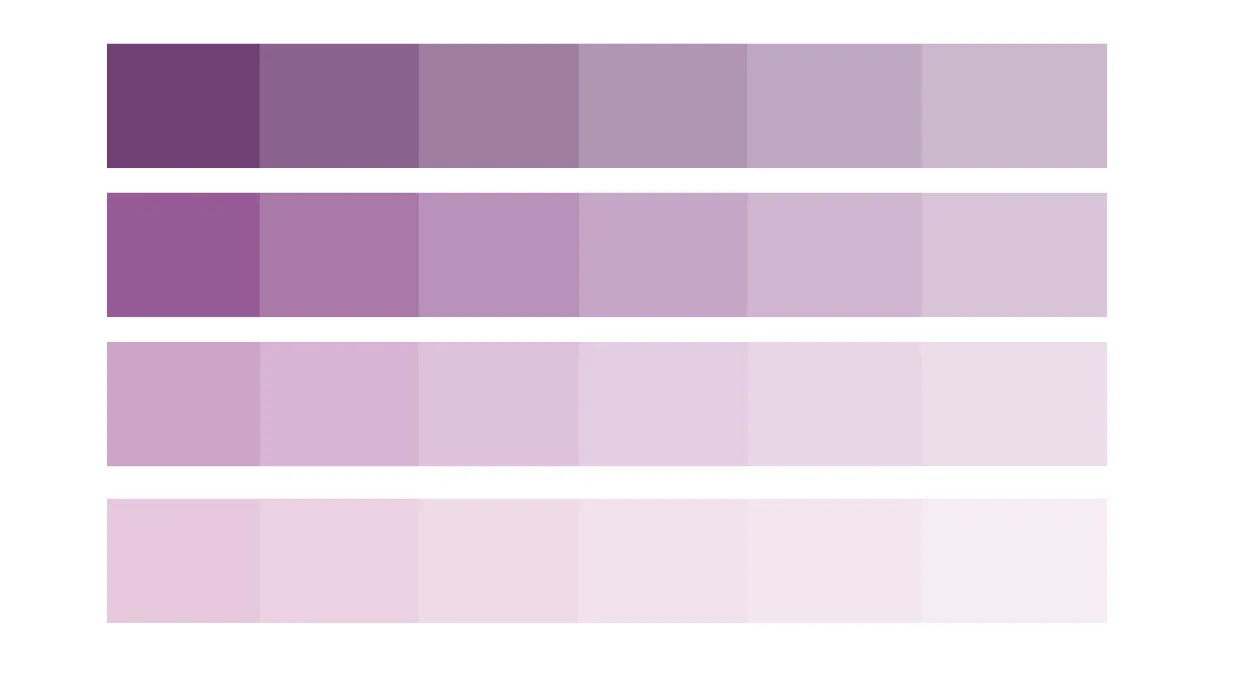 tons de roxo